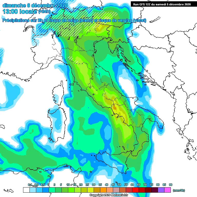 Previsioni meteo in Abruzzo dal 6 al 12 Dicembre 2020