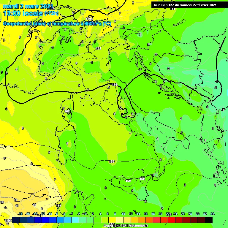 Previsioni meteo in Abruzzo dal 28 Febbraio al 6 Marzo 2021
