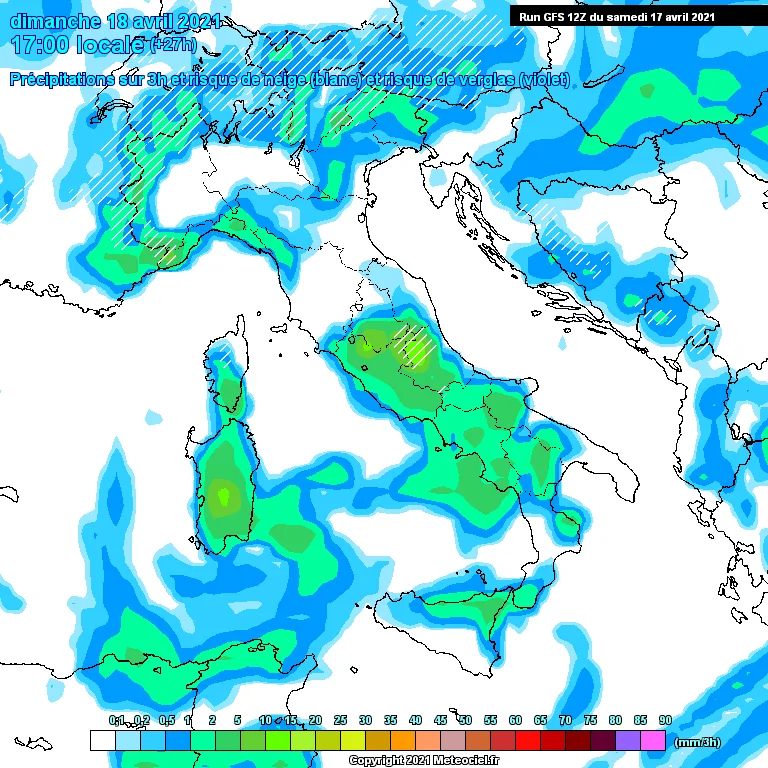 Previsioni meteo in Abruzzo dal 18 al 24 Aprile 2021