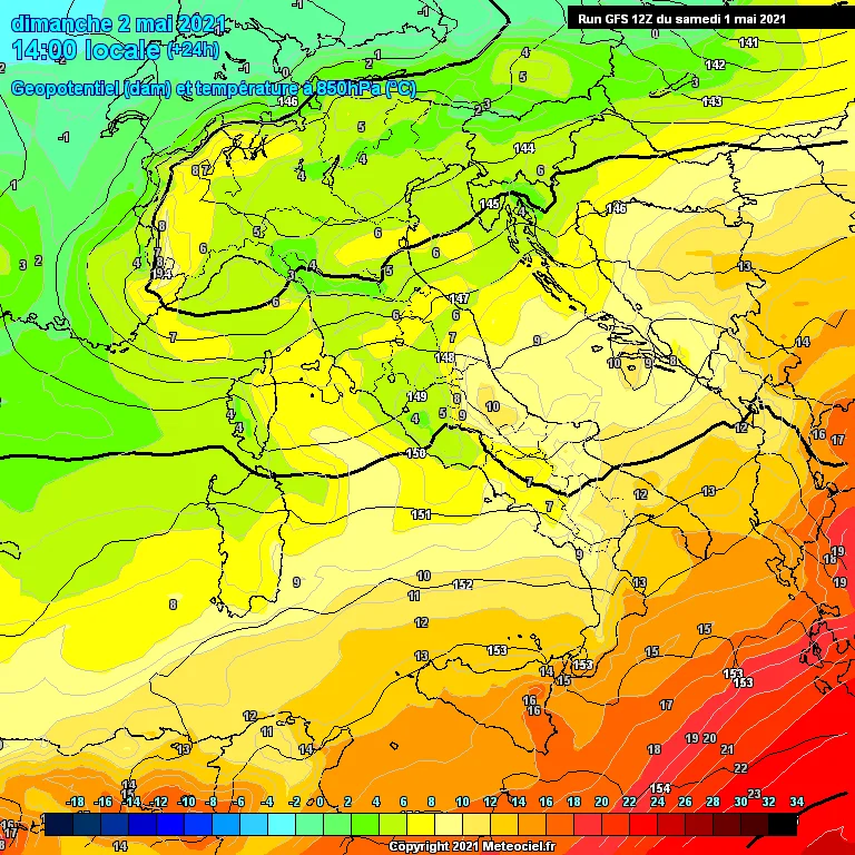 Previsioni meteo in Abruzzo dal 2 al 8 Maggio 2021