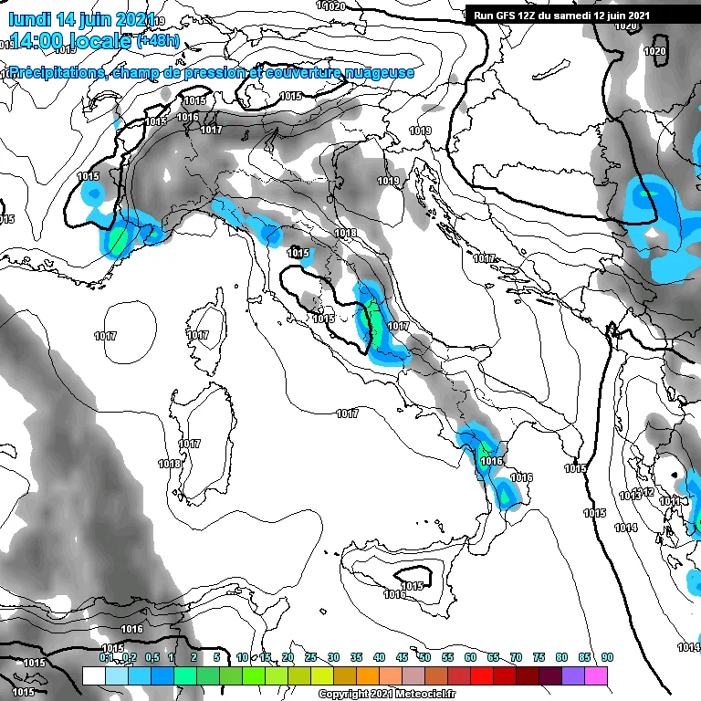 Le previsioni meteo in Abruzzo dal 13 al 19 Giugno 2021