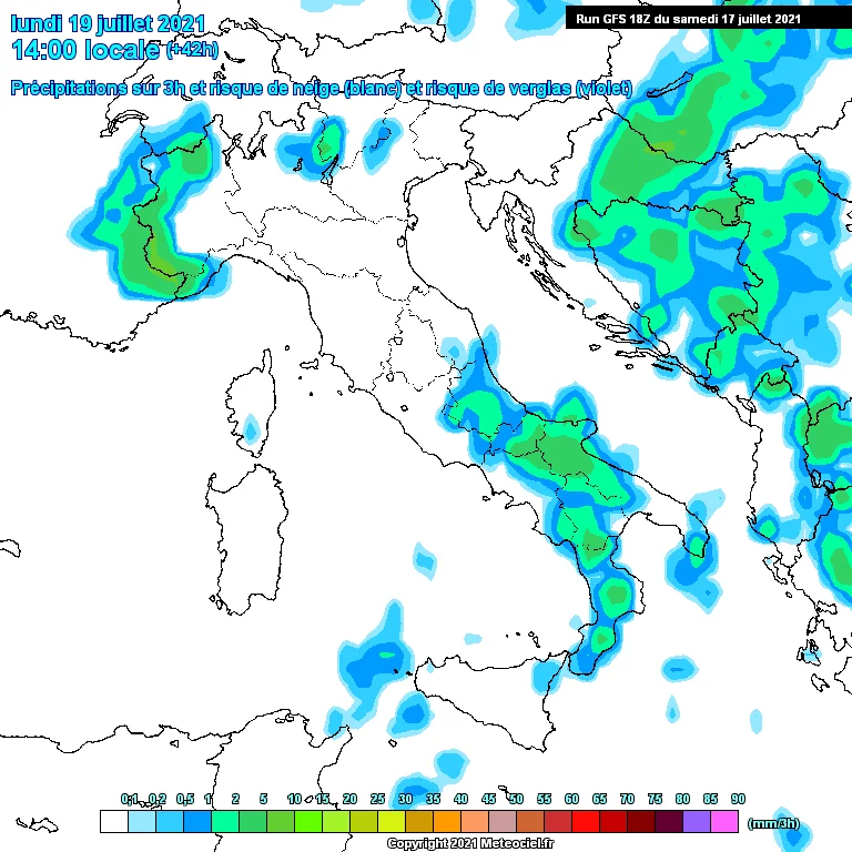 Previsioni meteo in Abruzzo dal 18 al 25 Luglio 2021
