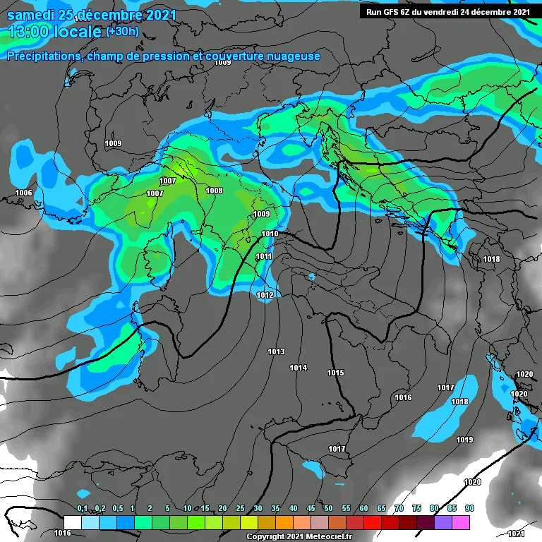 Previsioni meteo in Abruzzo dal 25 al 31 Dicembre 2021