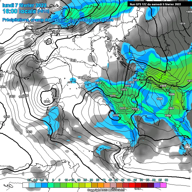 Previsione settimanale meteo nei Comuni Abruzzesi dal 6 al 12 Febbraio 2022