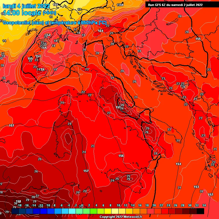 Previsioni meteo in Abruzzo dal 3 al 9 Luglio 2022