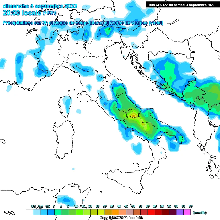 Previsioni meteo in Abruzzo dal 4 al 10 Settembre 2022