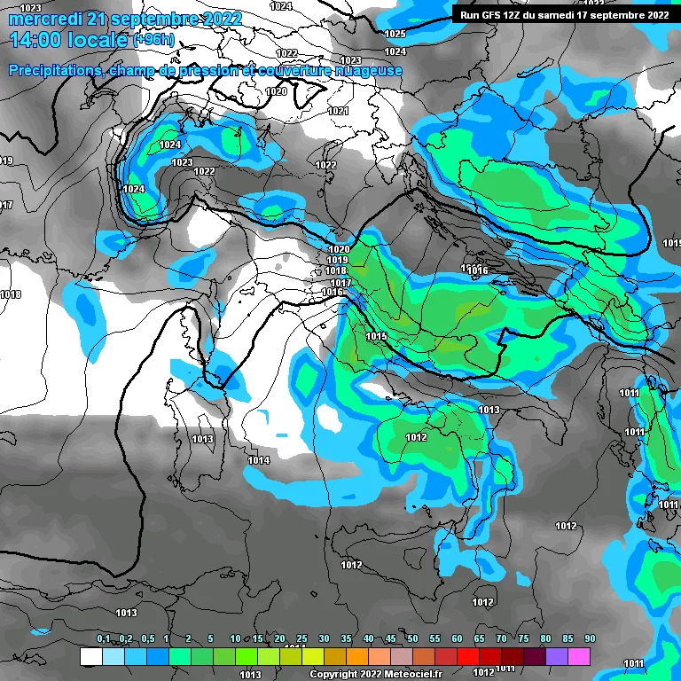 Previsioni meteo in Abruzzo dal 18 al 24 Settembre 2022