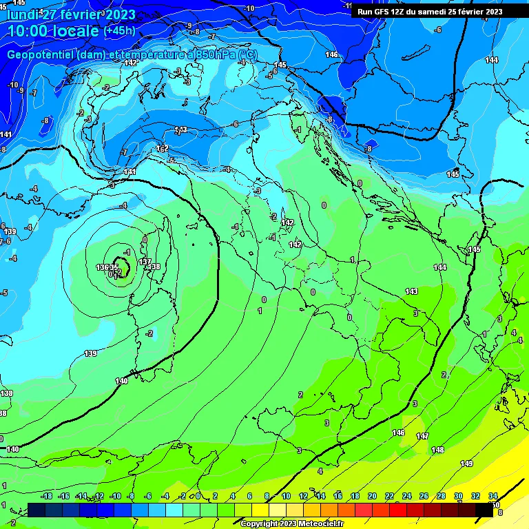 Previsioni meteo in Abruzzo dal 26 Febbraio al 4 Marzo 2023