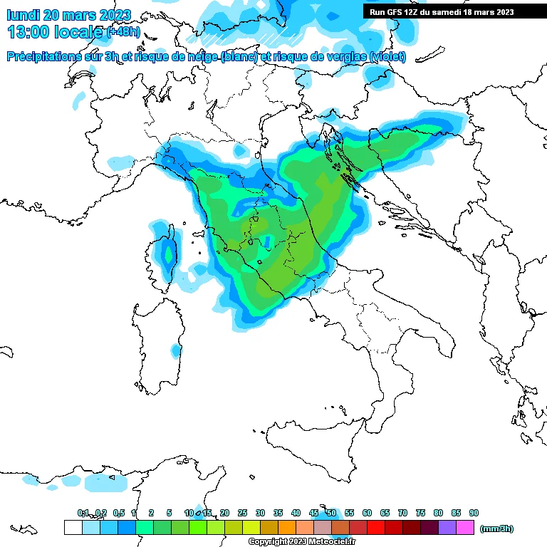 Previsioni meteo settimanali in Abruzzo dal 19 al 25 Marzo 2023