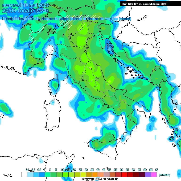 Meteo settimanale in Abruzzo dal 7 al 13 Maggio 2023