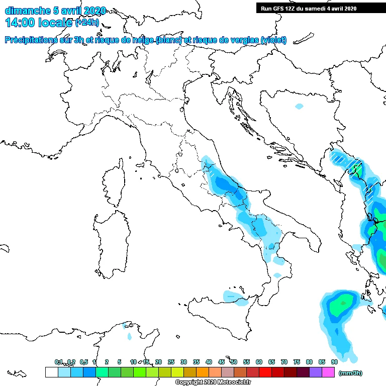 Previsioni meteo: 7 giorni in Abruzzo dal 5 al 10 Aprile 2020