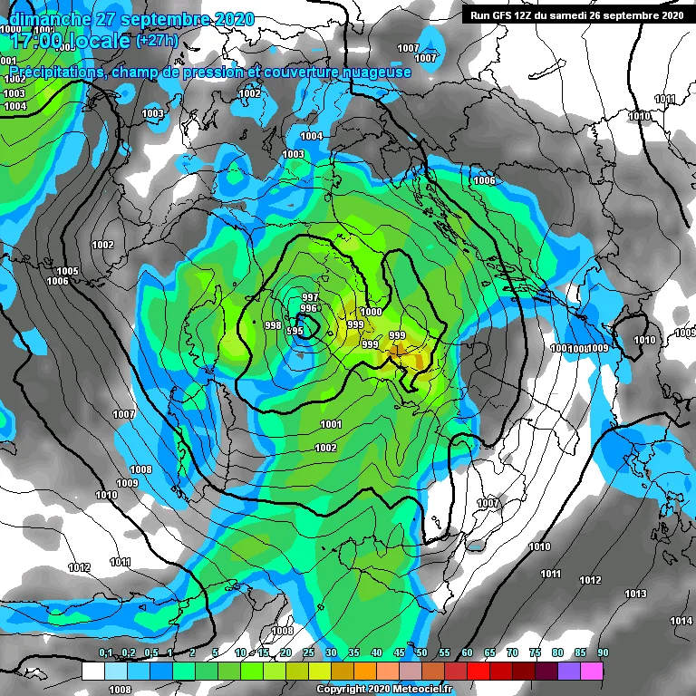 Previsioni meteo in Abruzzo dal 27 Settembre al 3 Ottobre 2020