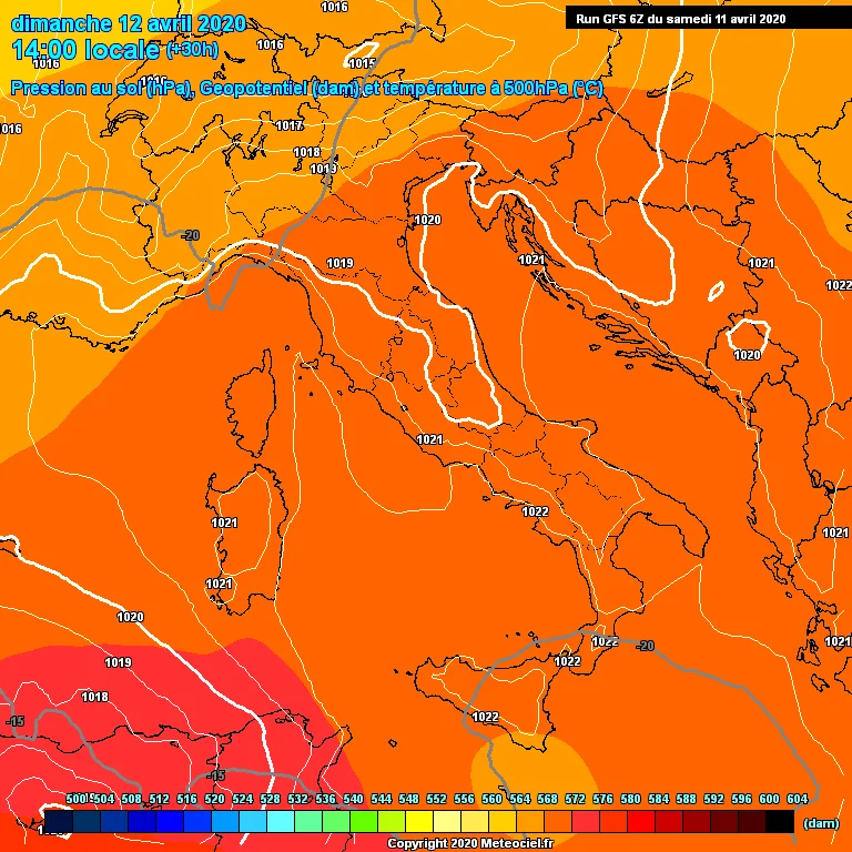 Previsioni meteo: 7 giorni in Abruzzo dal 12 al 18 Aprile 2020