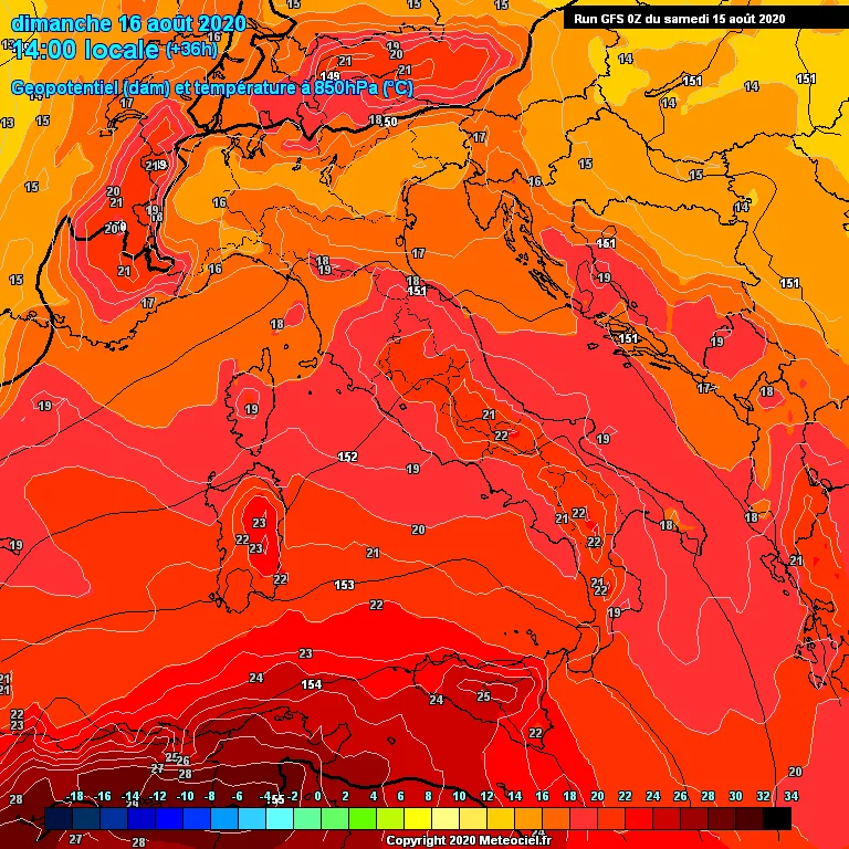 Previsioni meteo: 7 giorni nei Comuni Abruzzesi dal 16 al 22 Agosto 2020