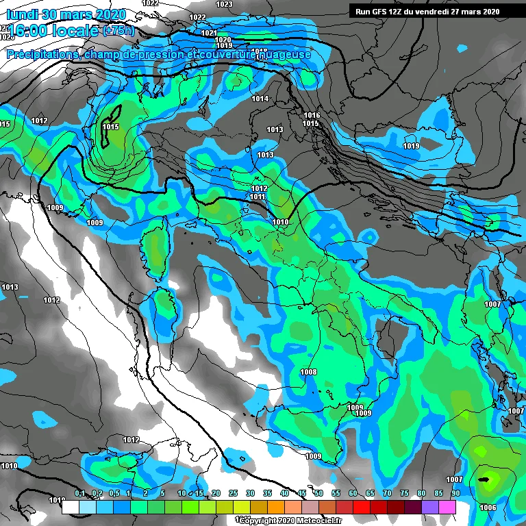 Previsioni meteo: 7 giorni in Abruzzo dal 28 Marzo al 3 Aprile 2020
