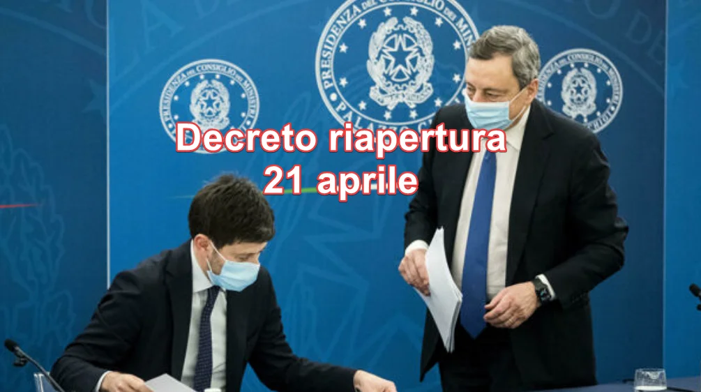 Decreto riaperture 21 aprile 2021