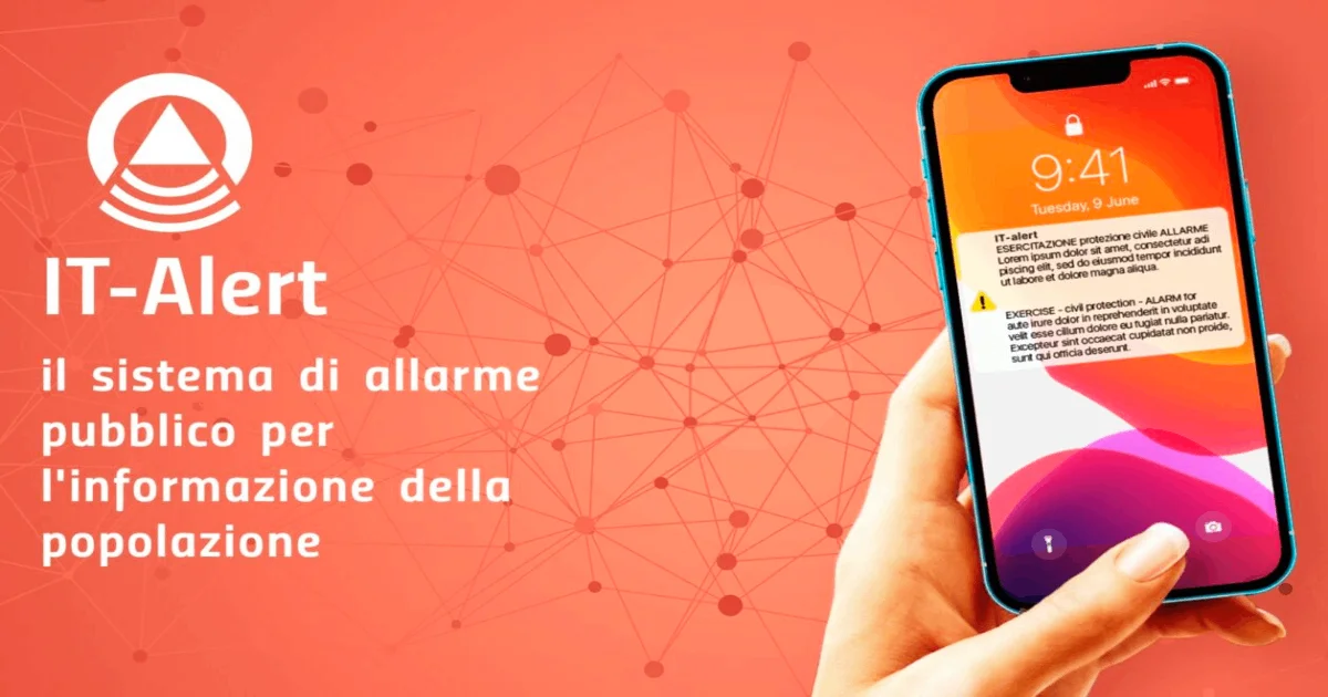Abruzzo: il 26 settembre test di allarme pubblico IT-ALERT - Riflessi privacy