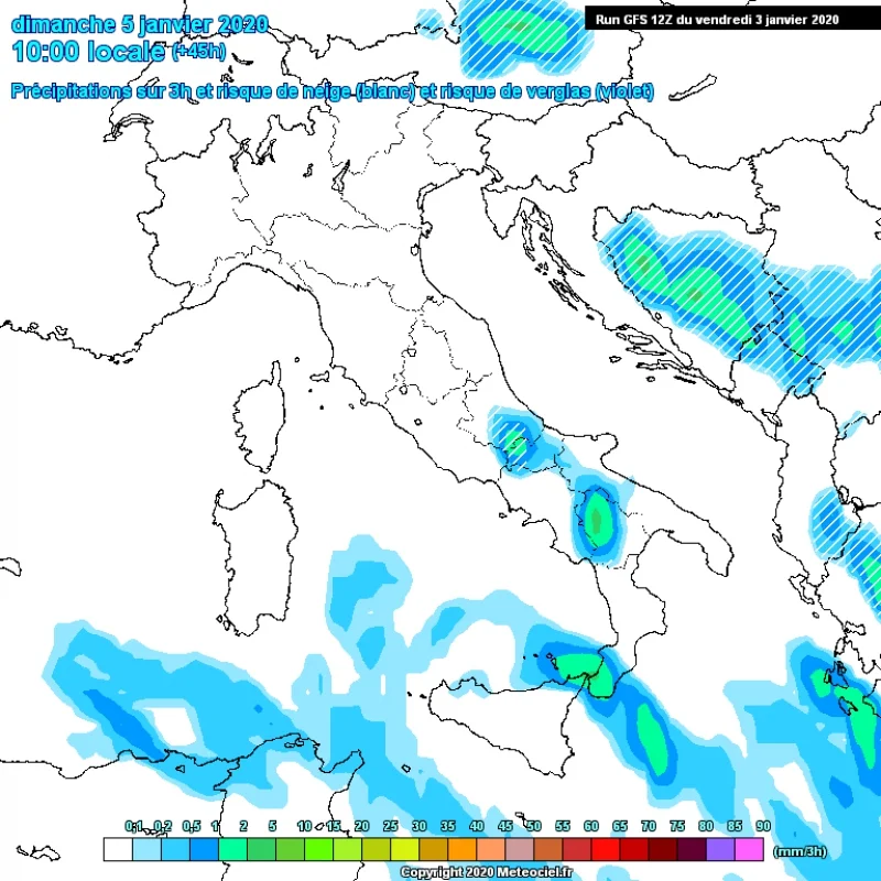 Previsioni meteo: 7 giorni in Abruzzo dal 4 al 10 Gennaio 2020