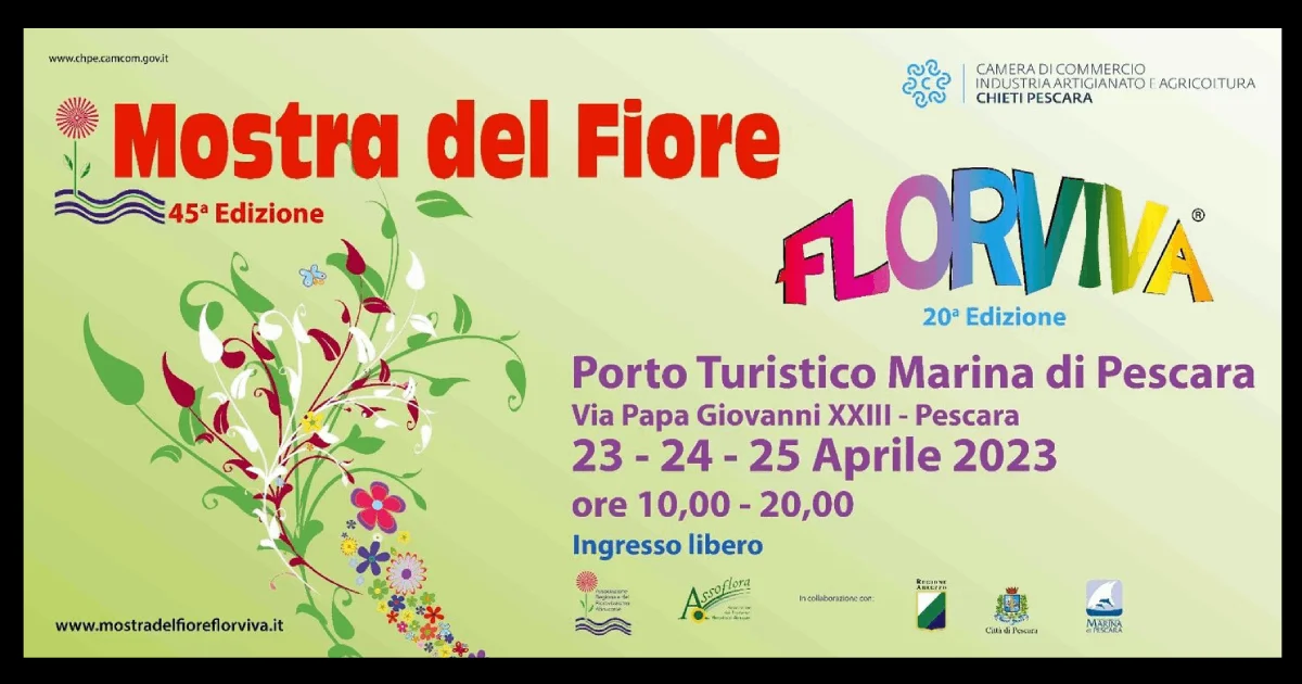 Pescara - Mostra del Fiore - Florviva 2023 al Porto Turistico