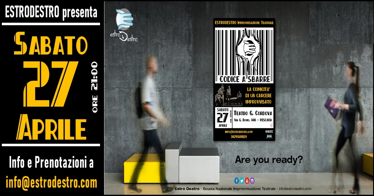 Pescara - Spettacolo teatrale "Codice a Sbarre"