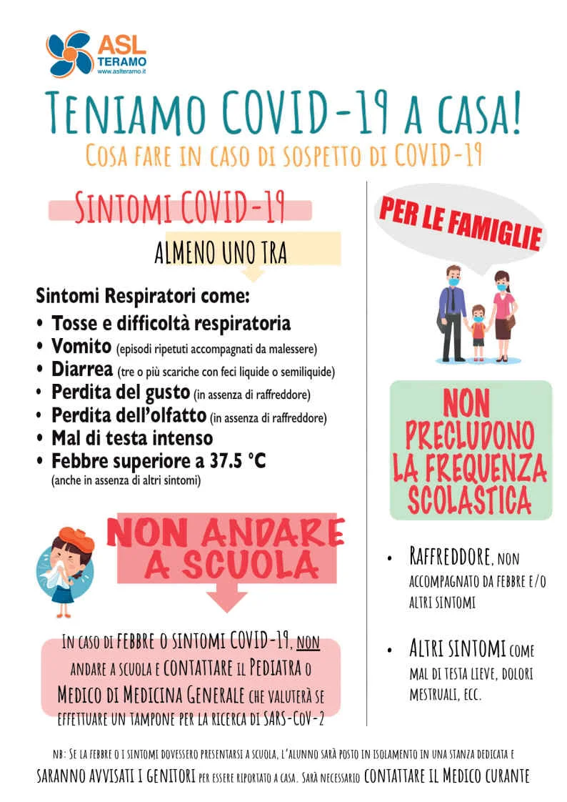 Cortino - Istruzioni della ASL di Teramo