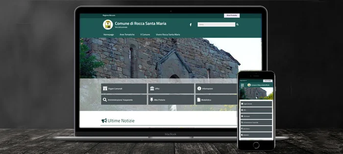 Rocca Santa Maria - Online il nuovo sito web a norma Privacy e Design