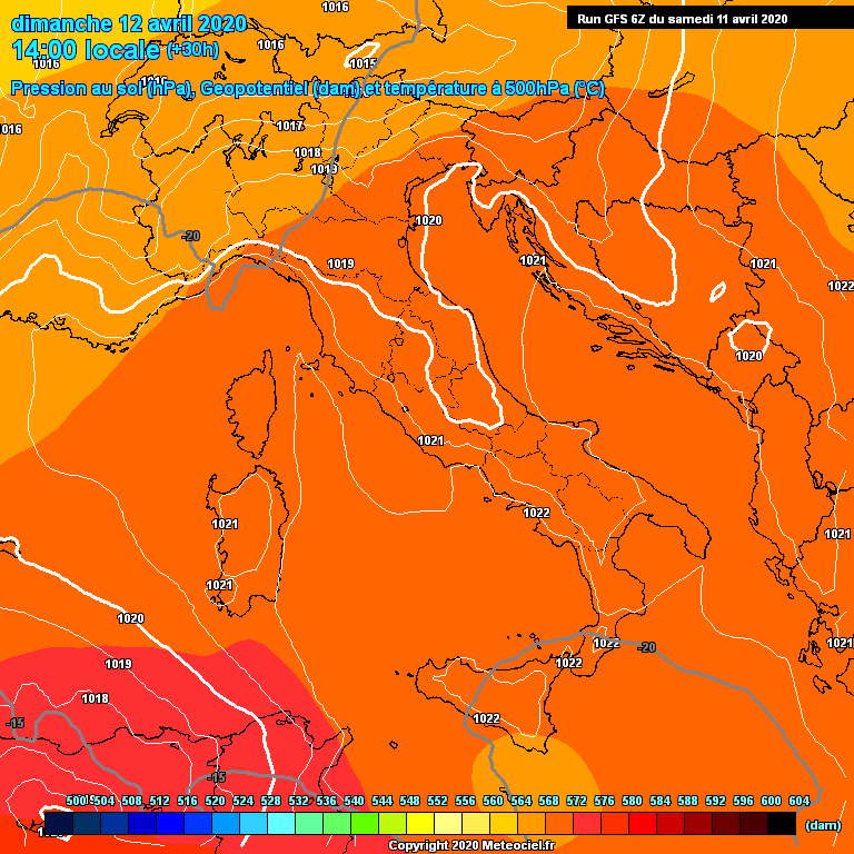 Previsioni meteo: 7 giorni in Abruzzo dal 12 al 18 Aprile 2020