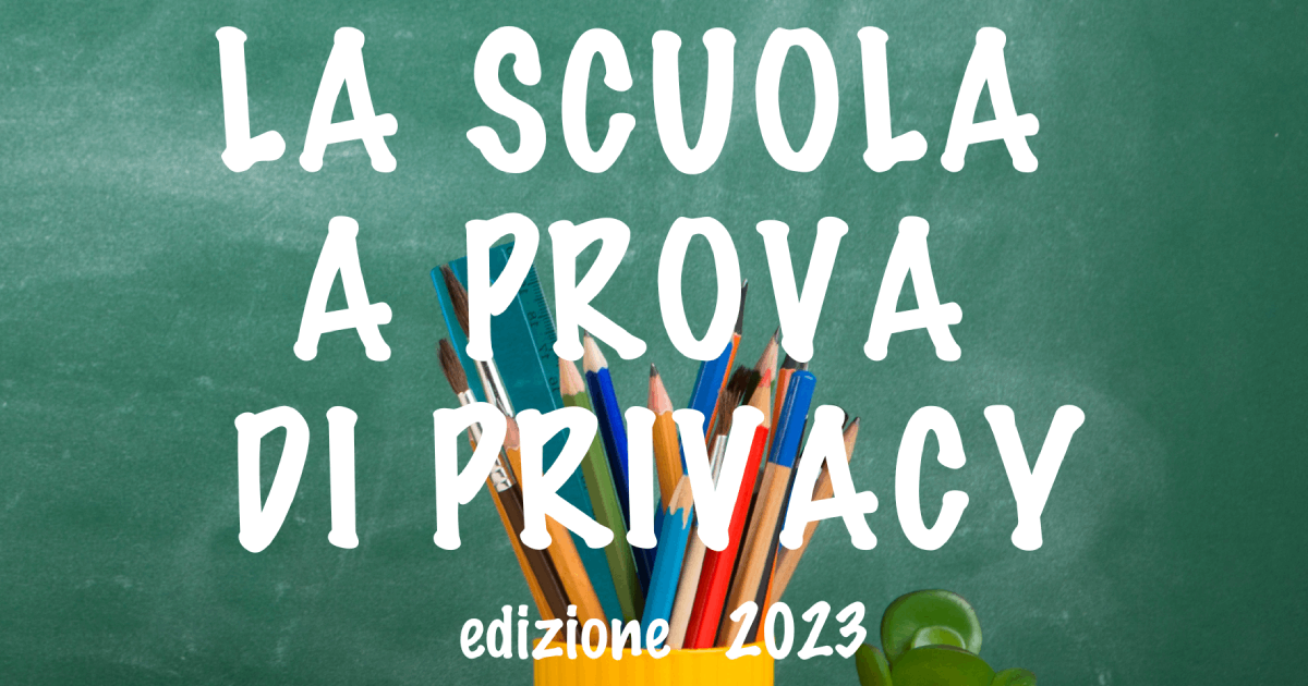 On line il vademecum 2023 del Garante sulla privacy nella Scuola.